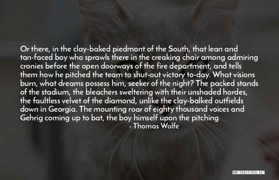 Bullet In The Face Quotes By Thomas Wolfe