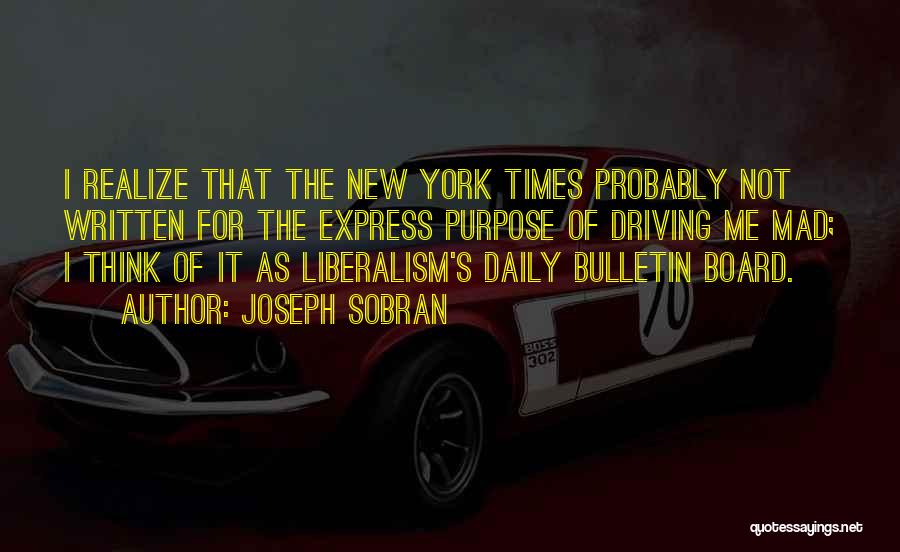 Bulletin Quotes By Joseph Sobran