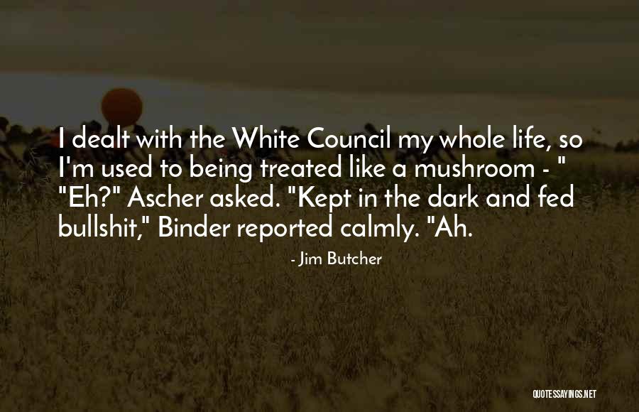 Bullshit In Life Quotes By Jim Butcher Bullshit In Life Quotes By Jim Butcher