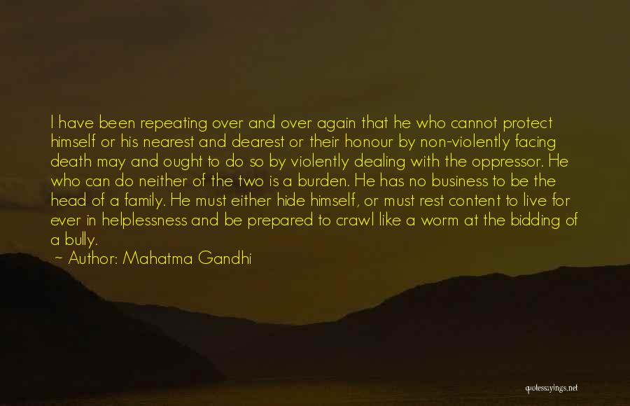 Bully Quotes By Mahatma Gandhi