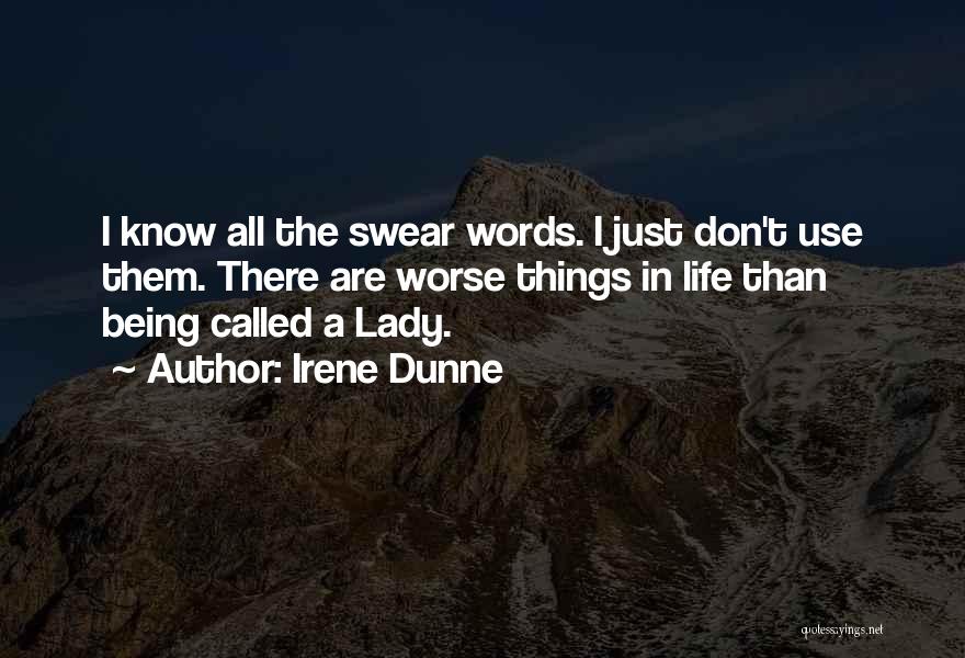 Bulma Dress Quotes By Irene Dunne