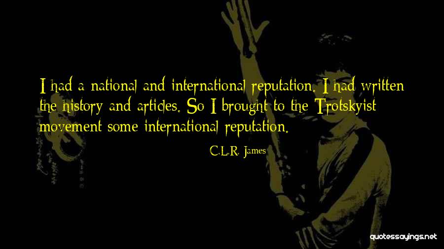 Bulwer Lyttons Eugene Quotes By C.L.R. James Bulwer Lyttons Eugene Quotes By C.L.R. James