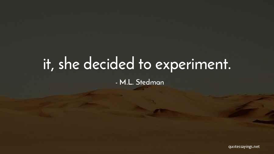 Bulygina Olga Quotes By M.L. Stedman Bulygina Olga Quotes By M.L. Stedman