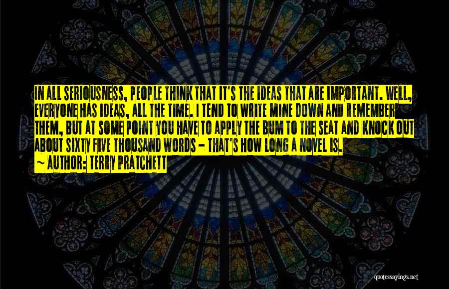 Bum Quotes By Terry Pratchett