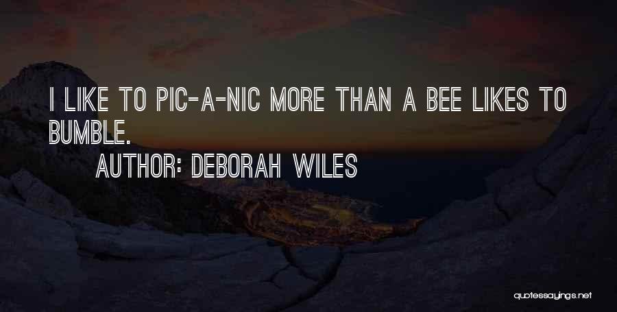 Bumble Quotes By Deborah Wiles