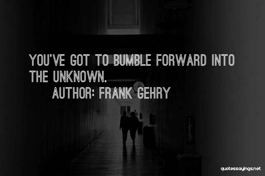 Bumble Quotes By Frank Gehry