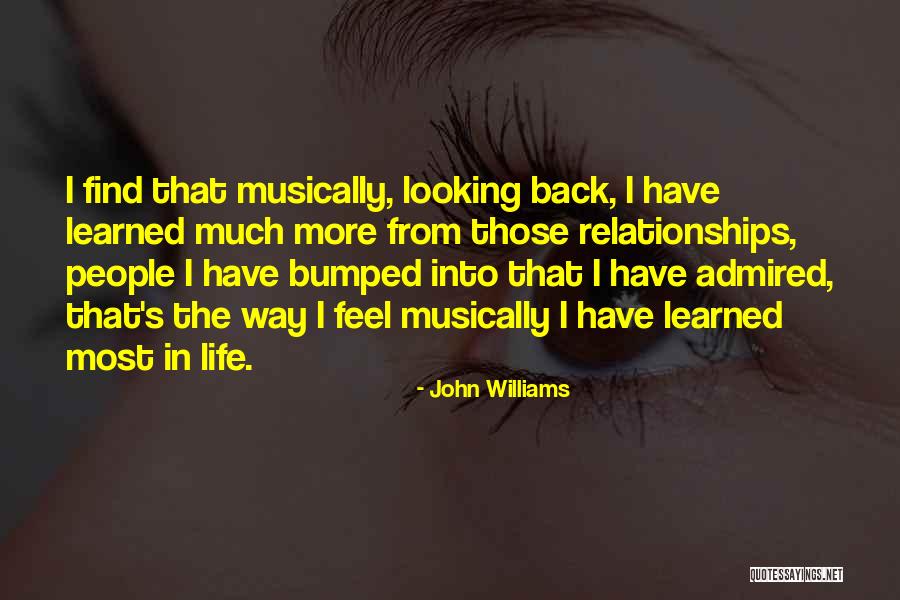 Bumped Into Each Other Quotes By John Williams