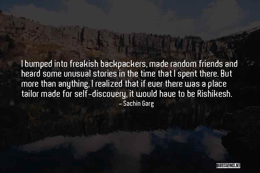 Bumped Into Each Other Quotes By Sachin Garg