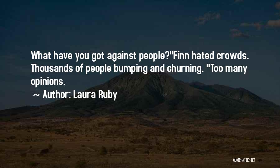 Bumping Quotes By Laura Ruby