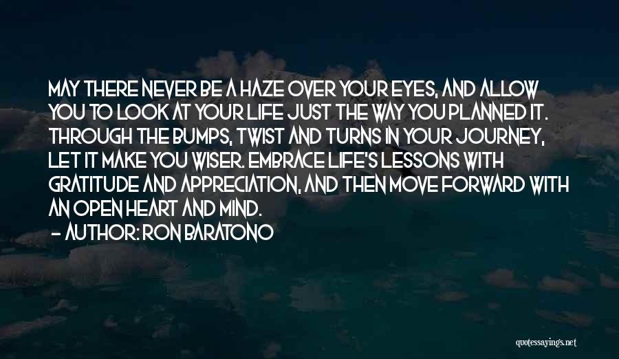 Bumps In Life Quotes By Ron Baratono