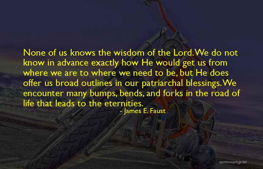 Bumps On The Road Quotes By James E. Faust Bumps On The Road Quotes By James E. Faust