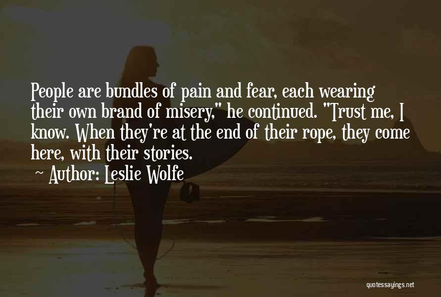 Bundles Quotes By Leslie Wolfe