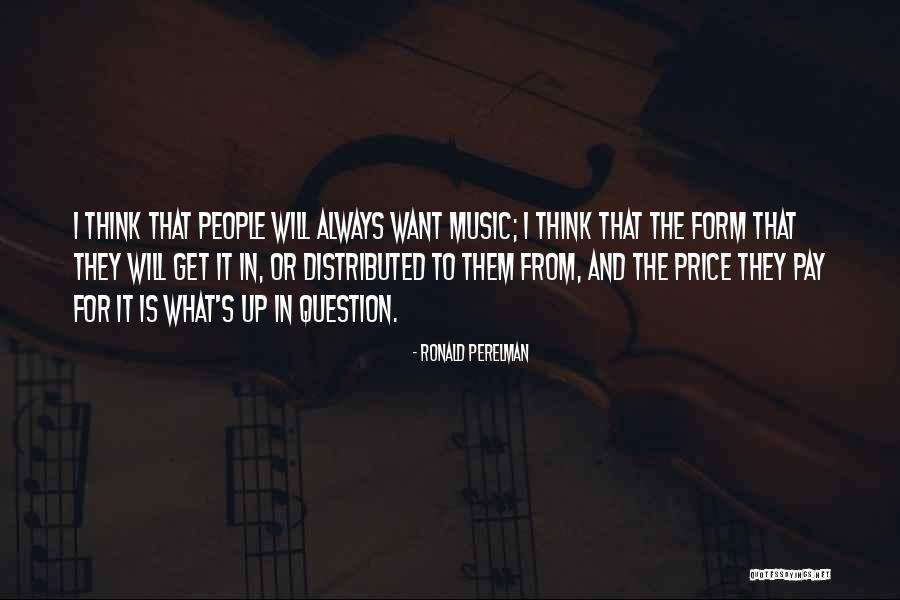 Bunnymen Tribute Quotes By Ronald Perelman Bunnymen Tribute Quotes By Ronald Perelman
