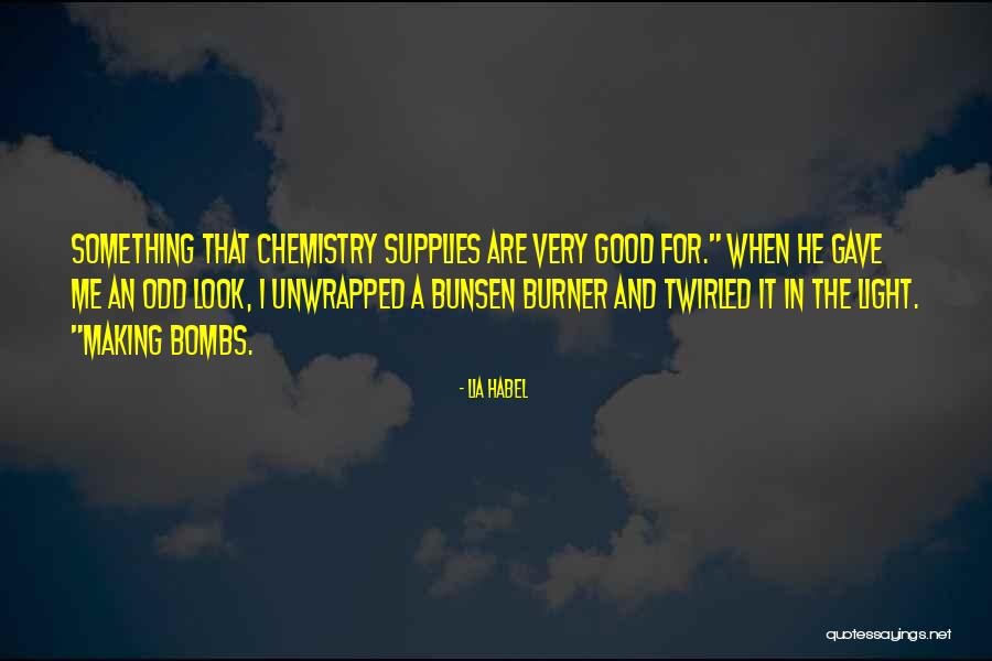 Bunsen Burner Quotes By Lia Habel Bunsen Burner Quotes By Lia Habel