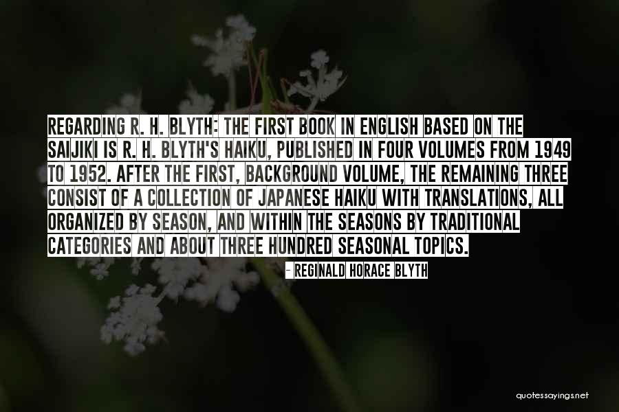 Buong Pamilya Quotes By Reginald Horace Blyth Buong Pamilya Quotes By Reginald Horace Blyth