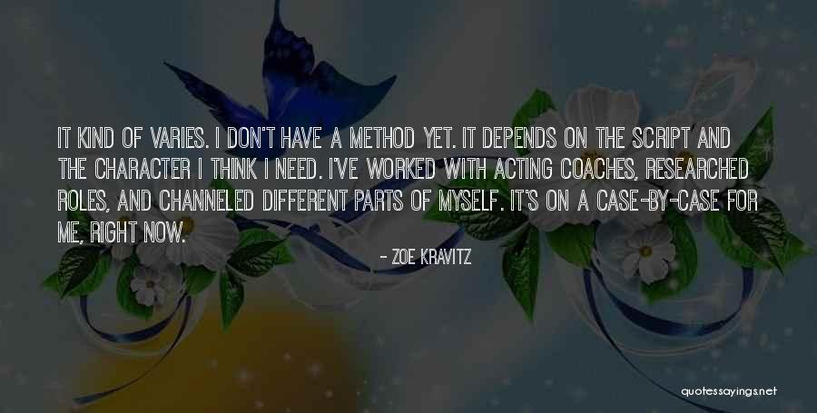 Burbujeo De Cachicamo Quotes By Zoe Kravitz Burbujeo De Cachicamo Quotes By Zoe Kravitz