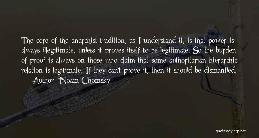 Burden Of Proof Quotes By Noam Chomsky