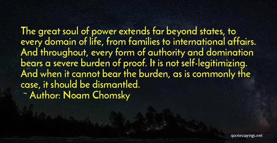 Burden Of Proof Quotes By Noam Chomsky