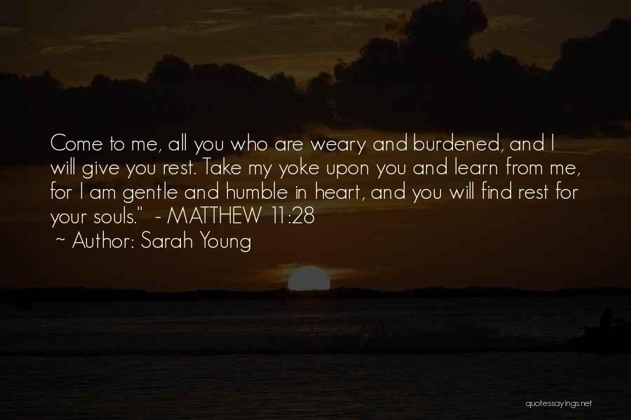 Burdened Heart Quotes By Sarah Young