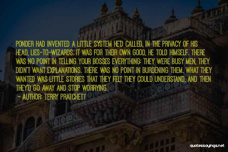 Burdening Others Quotes By Terry Pratchett