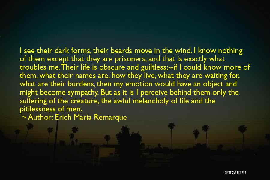 Burdens Of Life Quotes By Erich Maria Remarque