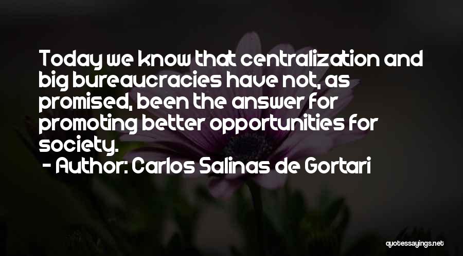 Bureaucracies Quotes By Carlos Salinas De Gortari