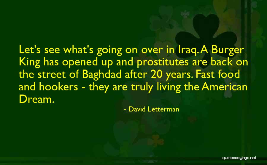 Burger King Quotes By David Letterman Burger King Quotes By David Letterman