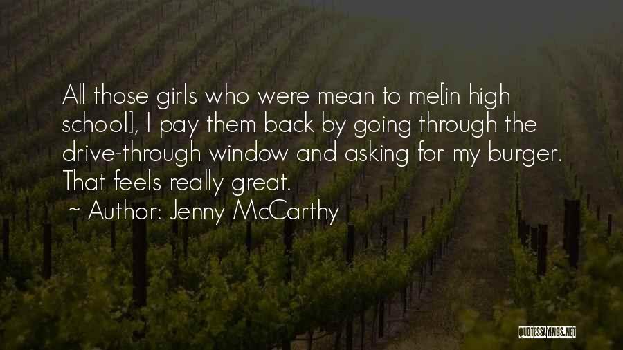 Burger Quotes By Jenny McCarthy