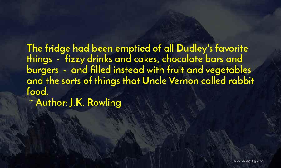 Burgers Quotes By J.K. Rowling