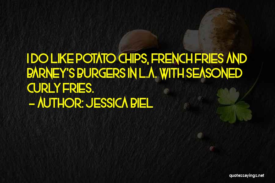 Burgers Quotes By Jessica Biel