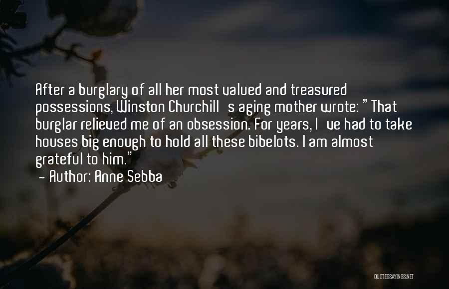 Burglar Quotes By Anne Sebba