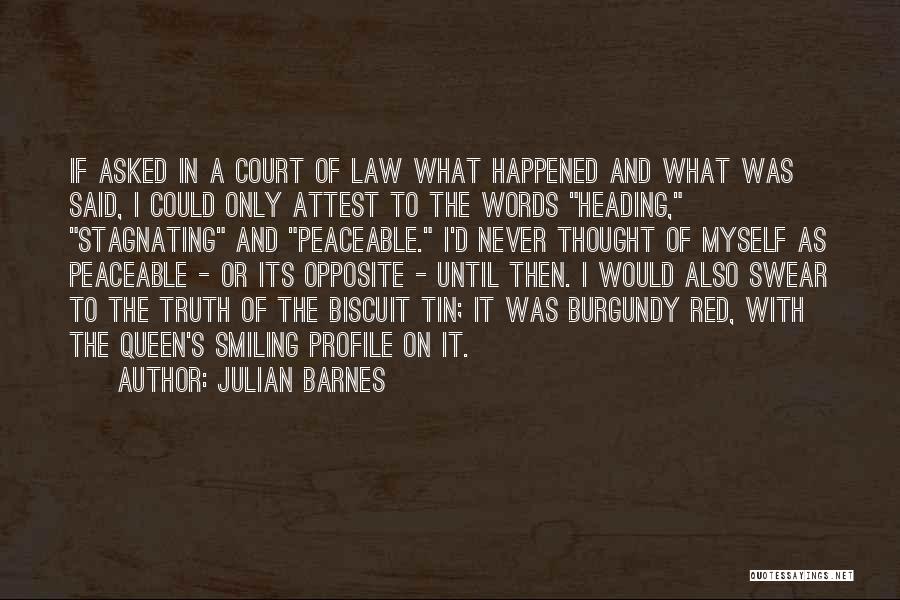 Burgundy Quotes By Julian Barnes