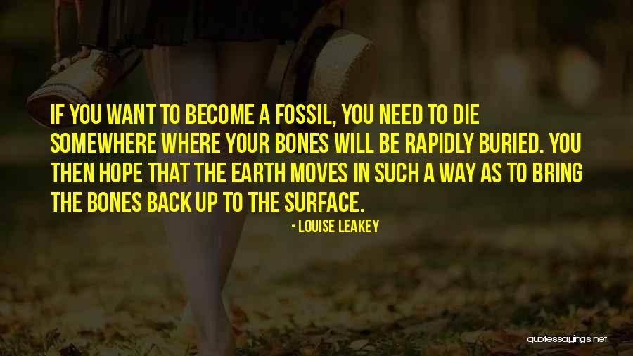 Buried Bones Quotes By Louise Leakey Buried Bones Quotes By Louise Leakey