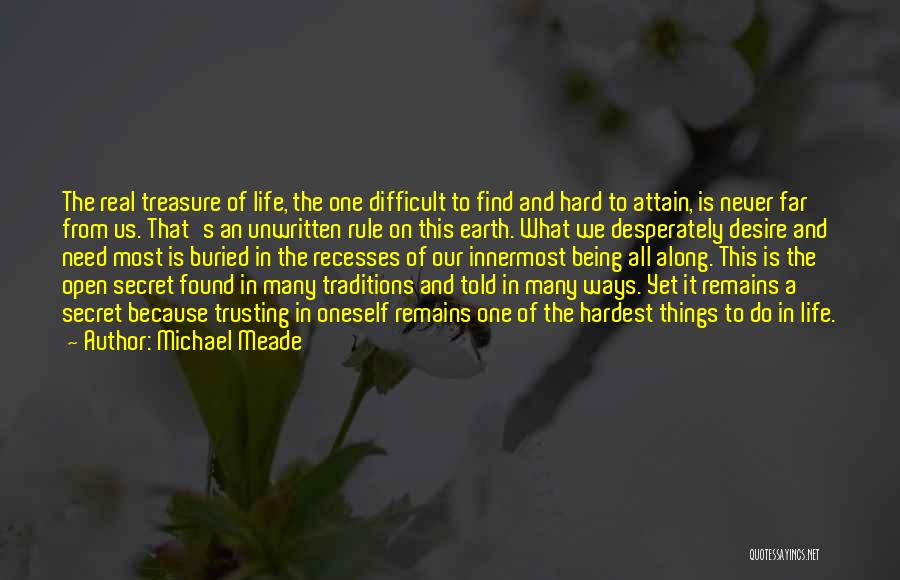 Buried Life Quotes By Michael Meade