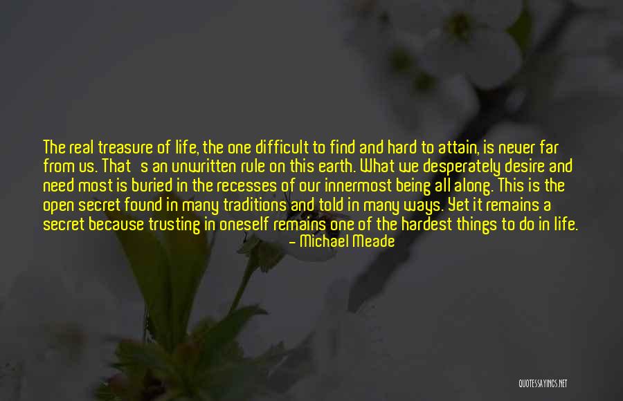 Buried Life Quotes By Michael Meade