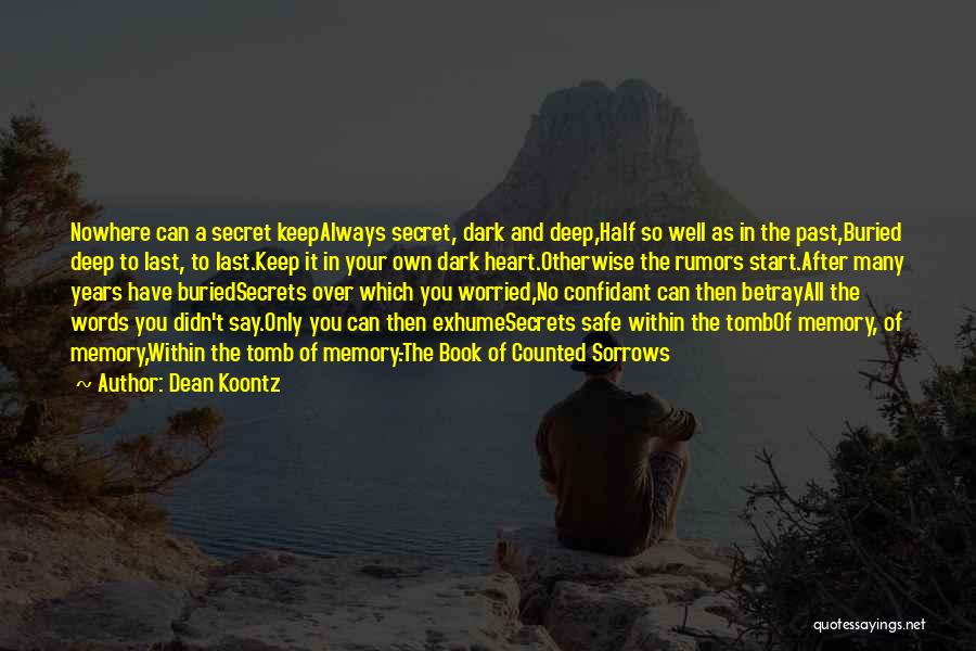 Buried Past Quotes By Dean Koontz