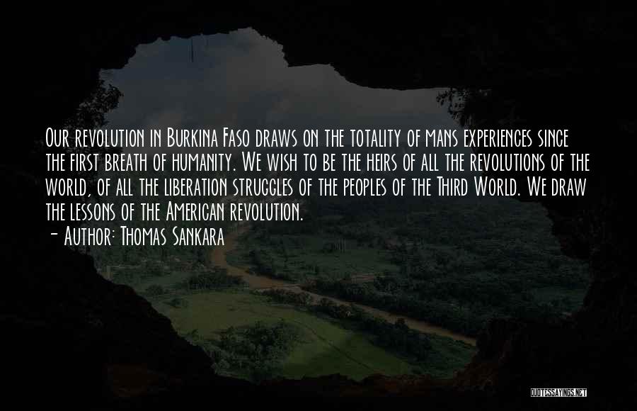 Burkina Faso Quotes By Thomas Sankara