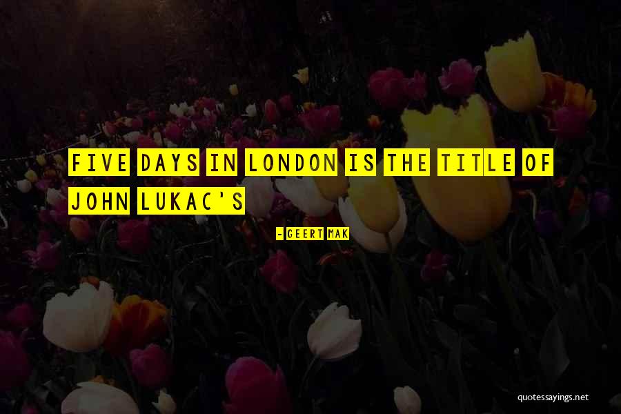 Burkley Carson Quotes By Geert Mak Burkley Carson Quotes By Geert Mak