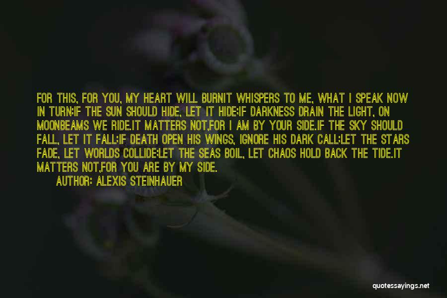 Burn For You Quotes By Alexis Steinhauer