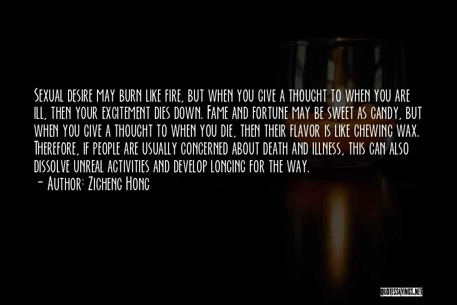 Burn For You Quotes By Zicheng Hong