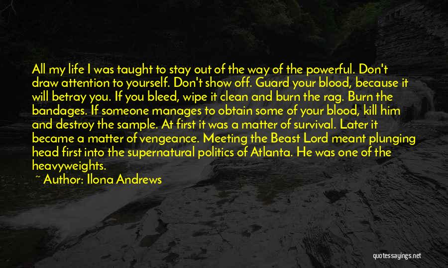 Burn Off Quotes By Ilona Andrews