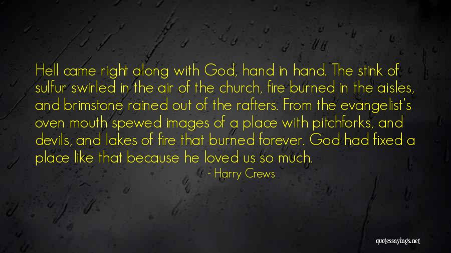 Burned Hand Quotes By Harry Crews