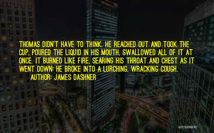 Burned Once Quotes By James Dashner
