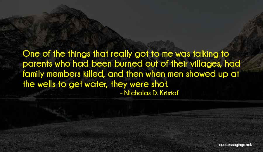 Burned Out Quotes By Nicholas D. Kristof