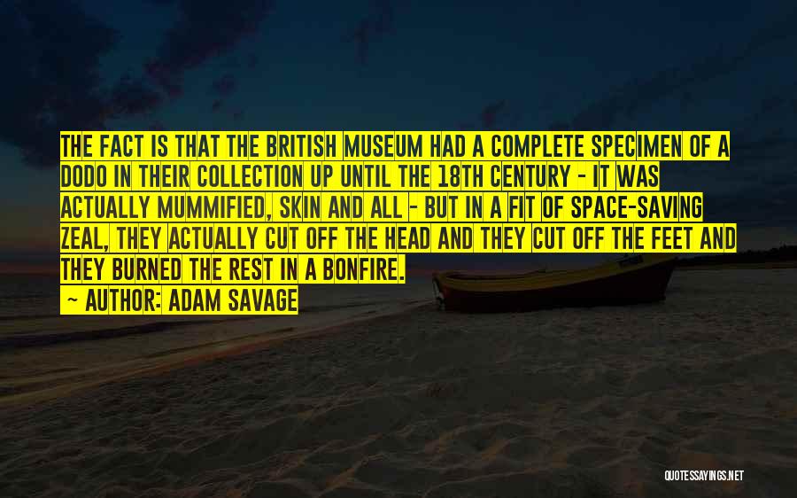 Burned Skin Quotes By Adam Savage