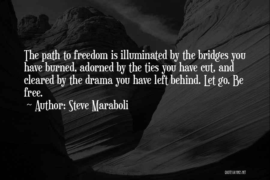 Burned Your Bridges Quotes By Steve Maraboli