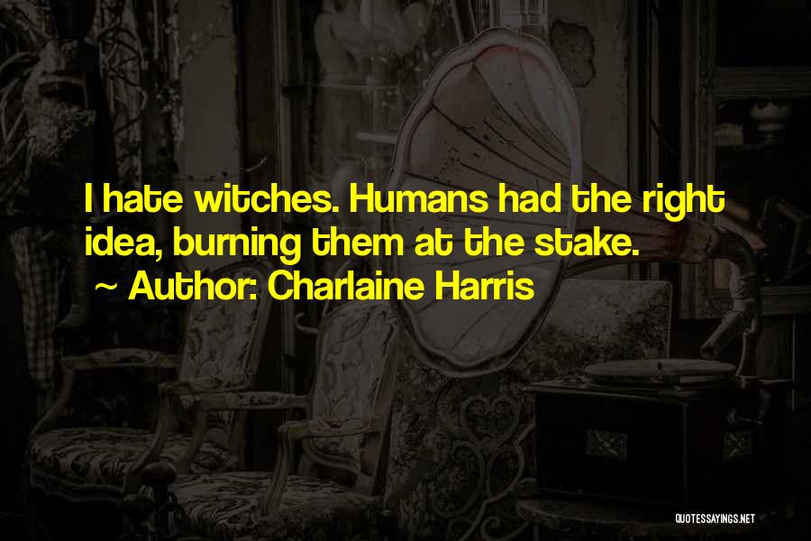 Burning At The Stake Quotes By Charlaine Harris