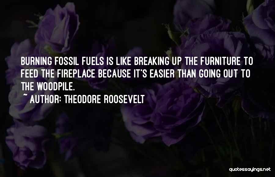 Burning Fossil Fuel Quotes By Theodore Roosevelt