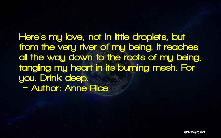 Burning It Down Quotes By Anne Rice