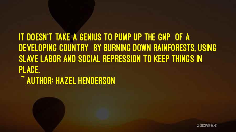 Burning It Down Quotes By Hazel Henderson